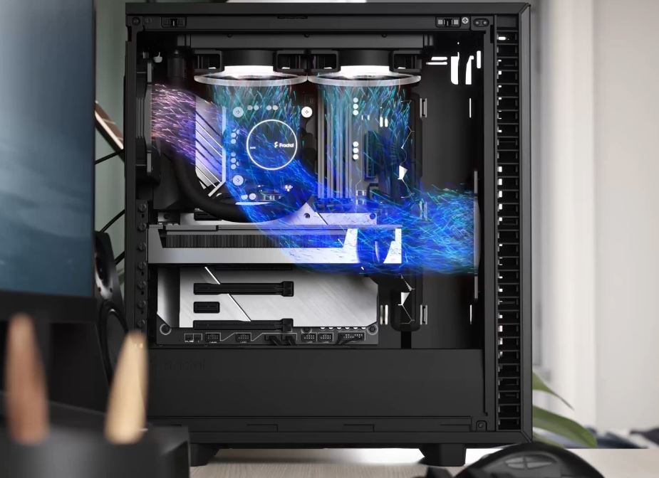 Case FRACTAL DESIGN Define 7 Compact Tempered Glass Light Tint černá Fractal Design Define 7 Compact Tempered Glass Light Tint
