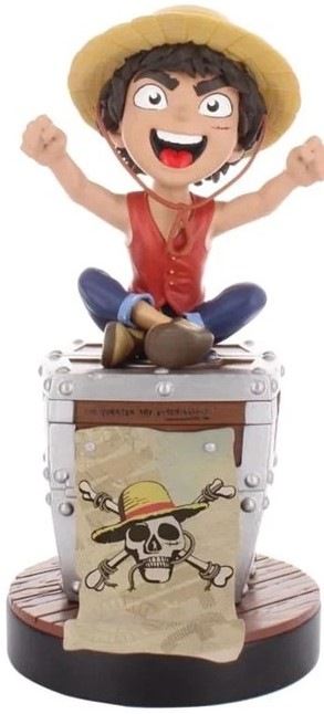 Držák EXG Cable Guy - Luffy One Piece - hnědý