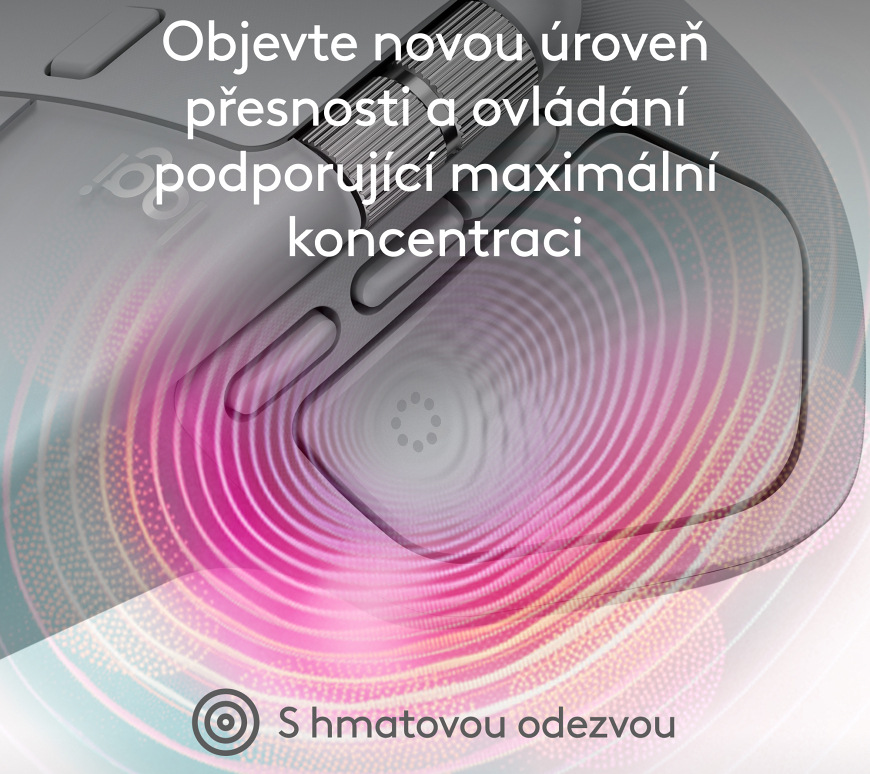 Myš Logitech MX Master 4 šedá