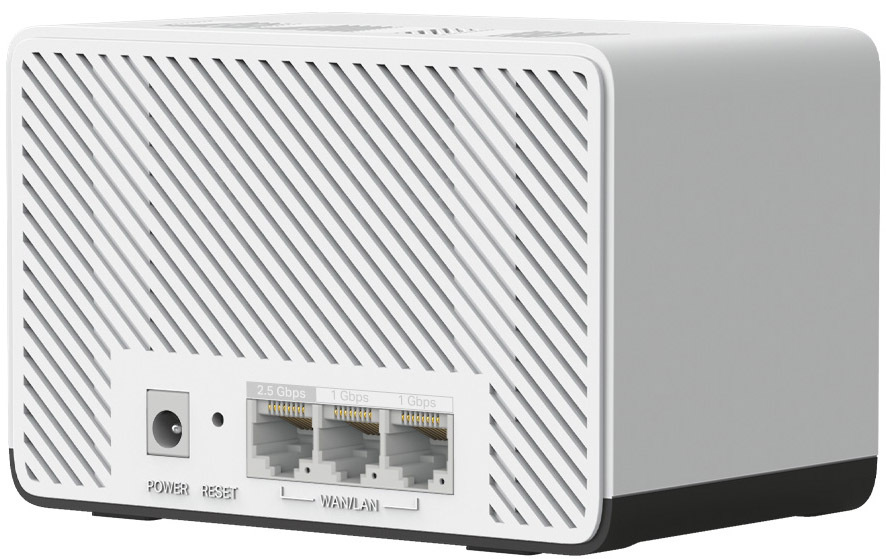 Router Mercusys Halo H27BE (1-pack) bílý Router Mercusys Halo H27BE konektory