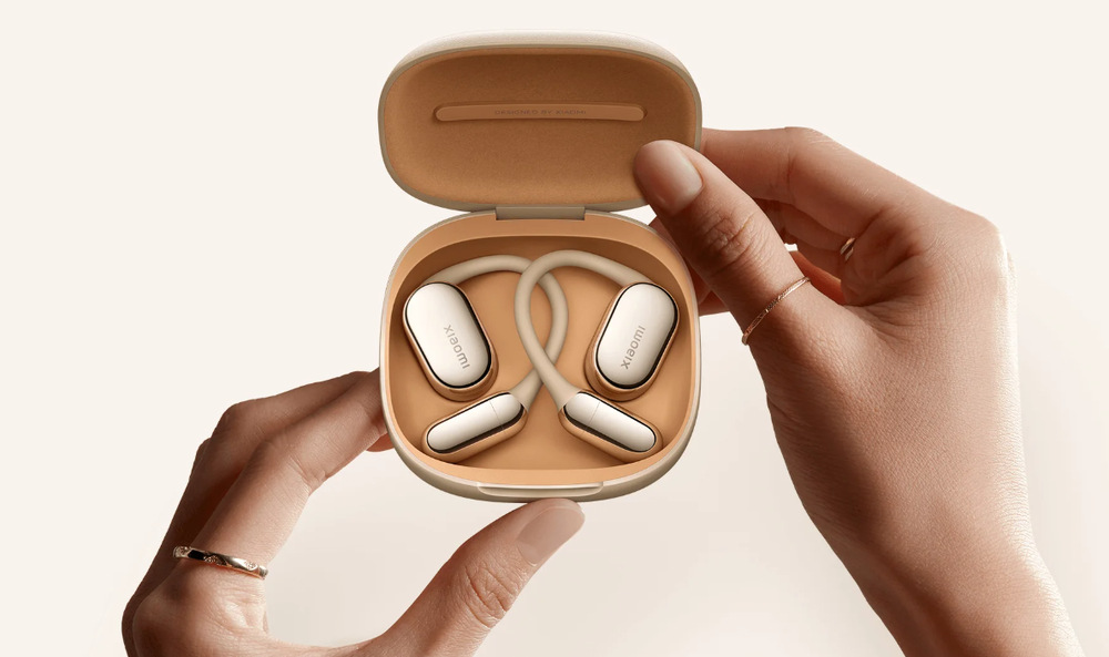 Sluchátka Xiaomi OpenWear Stereo Pro šedá Sluchátka Xiaomi OpenWear Stereo Pro v pouzdře