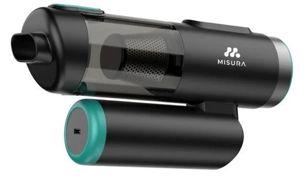 Vysavač do auta MISURA MISURA MA01 Pro černý Vysavač do auta - sada obsahuje tři velikosti nástavců
