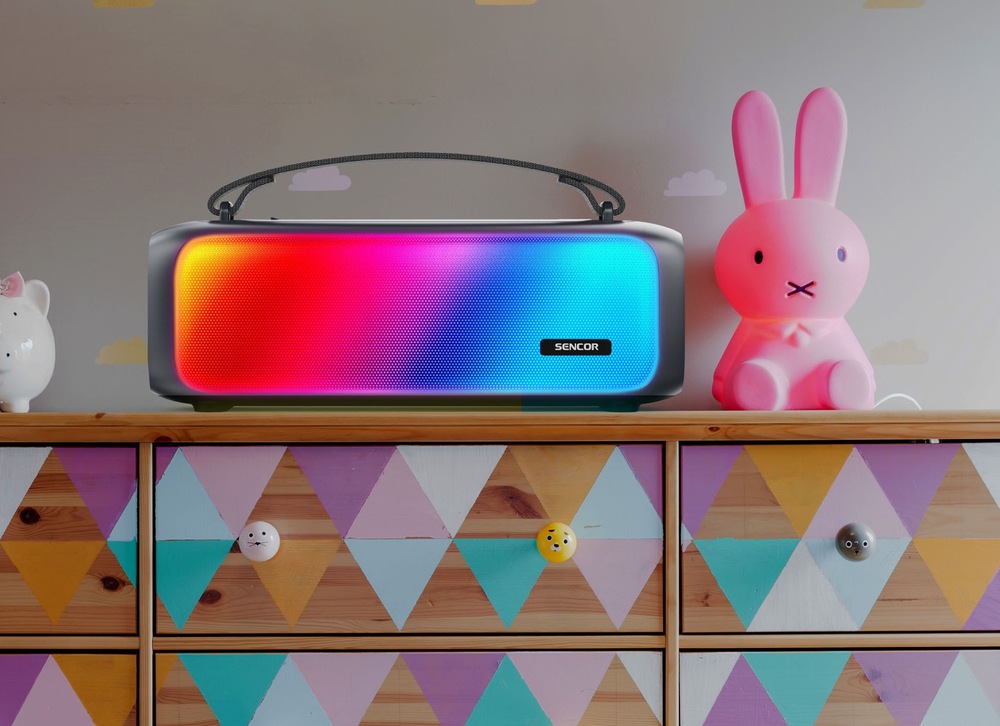 Přenosný reproduktor Sencor SSS 3000 Kids Light černý Přenosný reproduktor Sencor SSS 3000 Kids Light černý