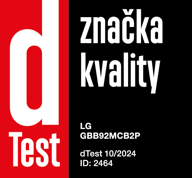 Chladnička s mrazničkou LG GBB92MCB2P černá Chladnička s mrazničkou LG GBB92MCB2P černá