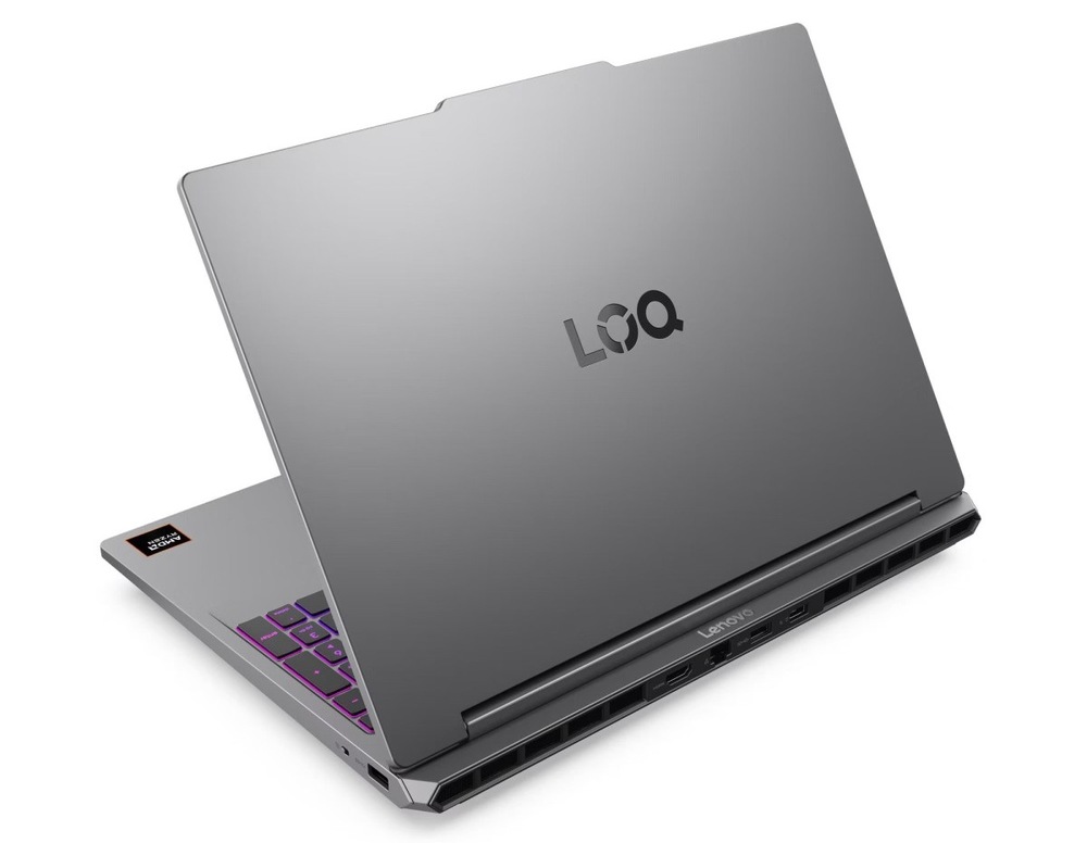 Notebook Lenovo LOQ 15AHP11 pootevřený zezadu