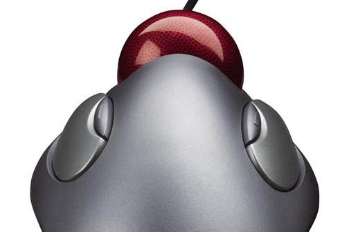 Myš Logitech TrackMan Marble stříbrná