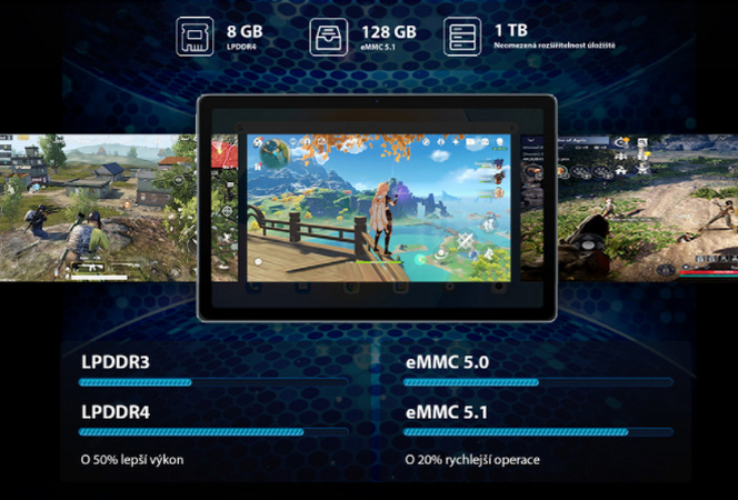 Dotykový tablet iGET BLACKVIEW TAB G11 LTE stříbrný Dotykový tablet iGET BLACKVIEW TAB G11 LTE stříbrný