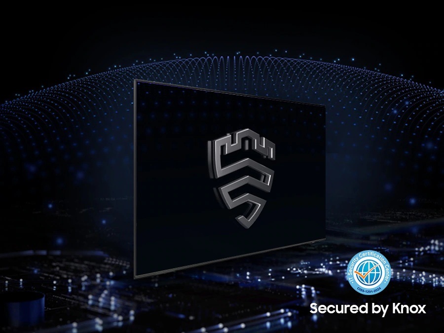 Televize Samsung QE85Q6F Bezpečnostní platforma Samsung Knox