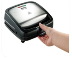 Sendvičovač Tefal CROC TIME SM193D34 černý/chrom