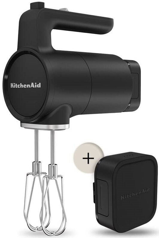 Ruční šlehač KitchenAid 5KHMR762BM (s baterií) černý