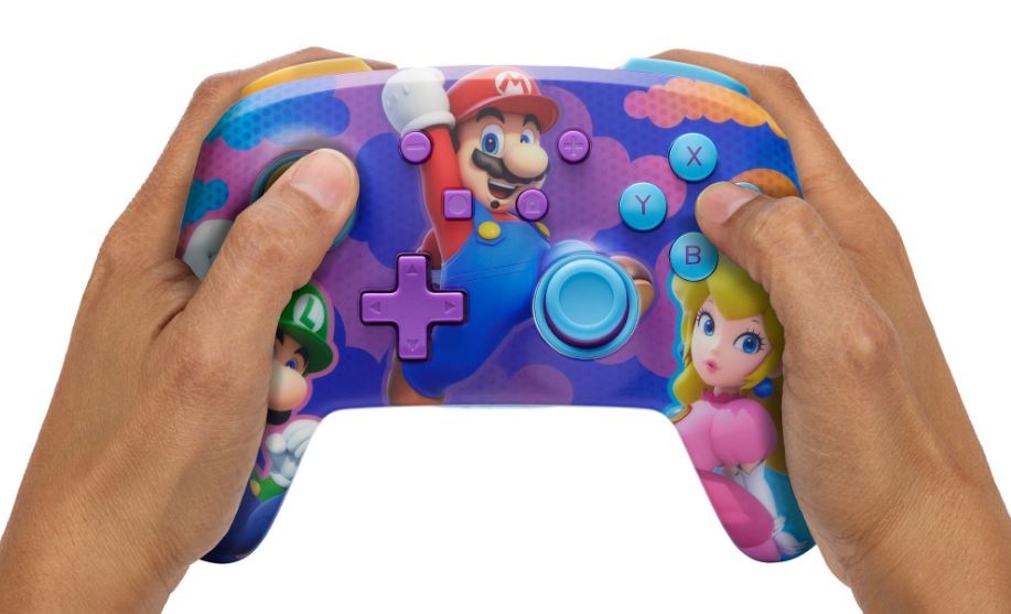 Gamepad PowerA Enhanced Wireless Controller na Nintendo Switch - Super Mario Color Splash Heroes PowerA Enhanced Wireless pro Nintendo Switch – Super Mario Color Splash Heroes (NSGP0287-01)
