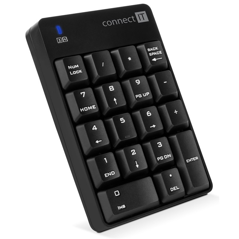 Klávesnice Connect IT NumCALC CKB-0061-BK, numerická černá