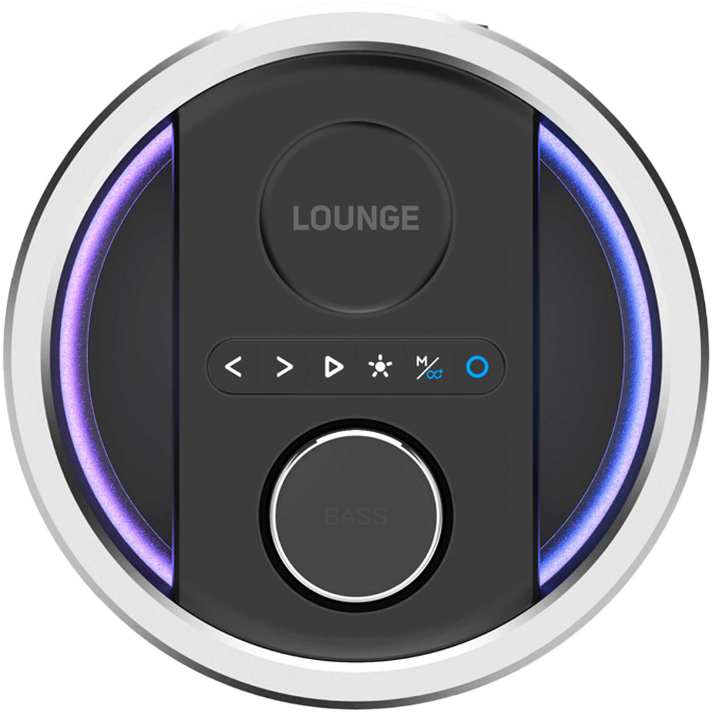 Přenosný reproduktor Sencor RESONEX LOUNGE obsahuje vysokokapacitní baterii 21 000 mAh pro nepřetržitý poslech během 13 hodin
