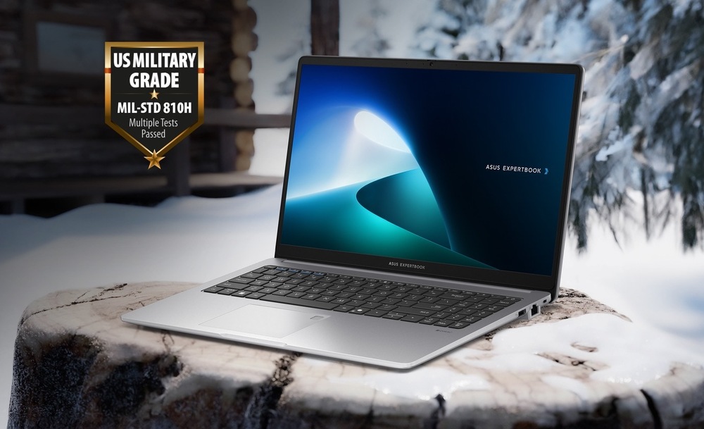 Notebook Asus ExpertBook P1 šedý Ještě aby ne, když Asus ExpertBook P1 splňuje požadavky vojenské normy MIL-STD-810H, tudíž hravě obstojí i v náročných podmínkách.