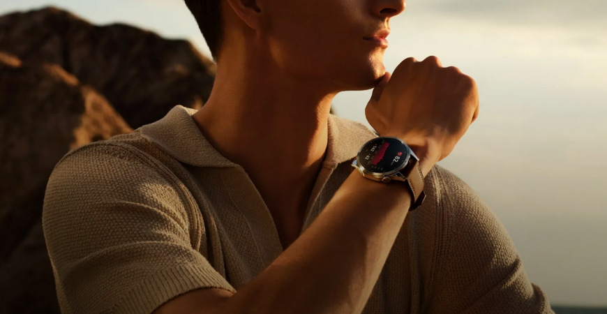 Chytré hodinky Huawei Watch GT 4 41 mm - Silver + Stainless Steel Strap