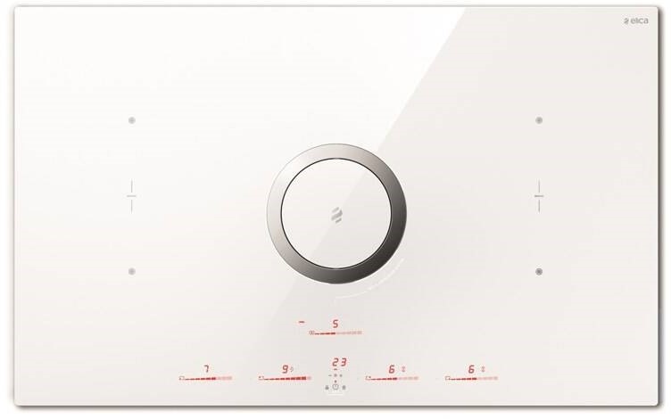 Indukční varná deska s odsáváním Elica NIKOLATESLA SWITCH WH/A/83 bílá/sklo
