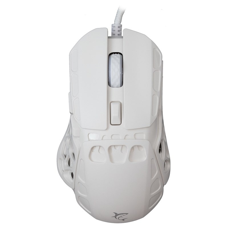 Myš White Shark ECTOR bílá