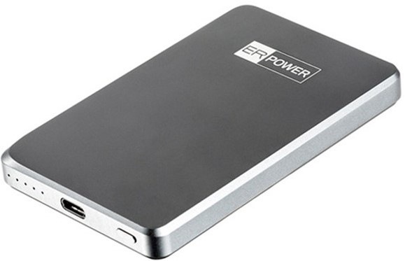 Powerbank ER Power Qi2 Dual, 5000mAh, USB-C - černá