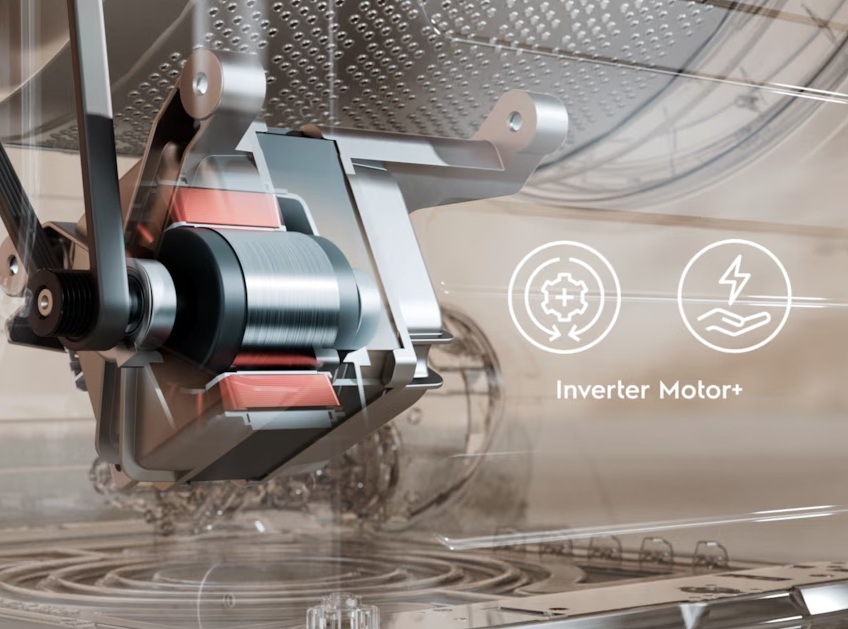 Pračka Electrolux Série 600 EW6F8482C bílá Permanentní magnet invertorového motoru pračky Electrolux.