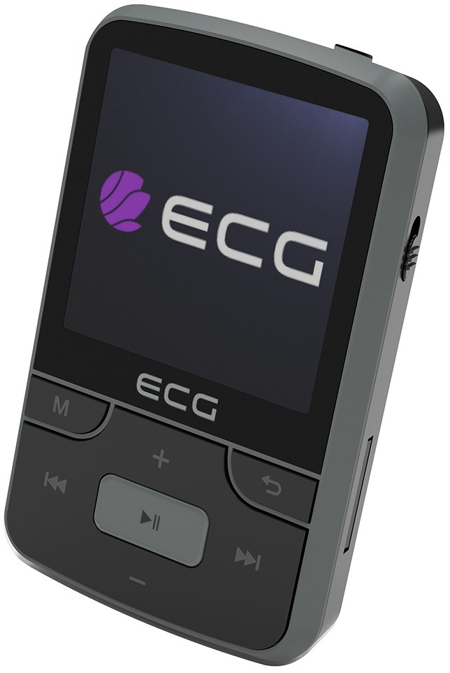 Detailní pohled na MP3 přehrávač ECG