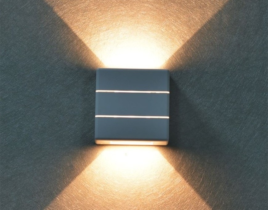 Nástěnné svítidlo IMMAX LUXLINE, venkovní LED, 6W, 3000K, IP54 bílé Venkovní nástěnné LED svítidlo IMMAX LUXLINE instalované na stěnu domu