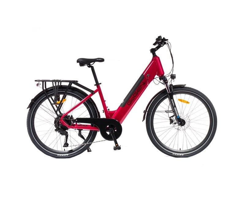 Elektrokolo GoGEN Ardent HD 720 27,5" 18" 2026, červená barva.