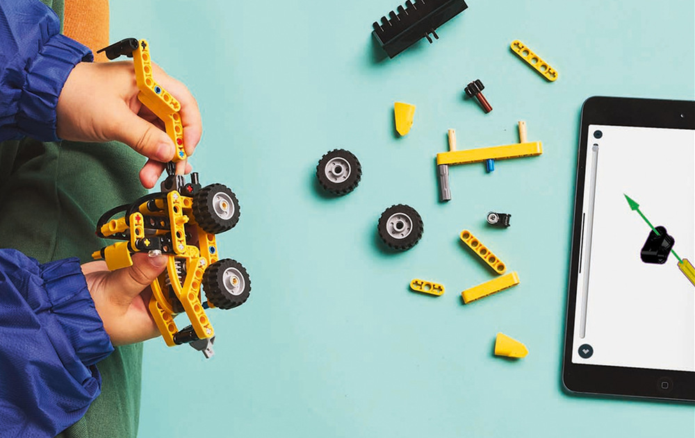 Stavebnice LEGO® Technic 42197 Zadní nakladač Kompaktní nakladač se snadno vejde do dětského pokoje a potěší malé fanoušky bagrů a stavební techniky.
