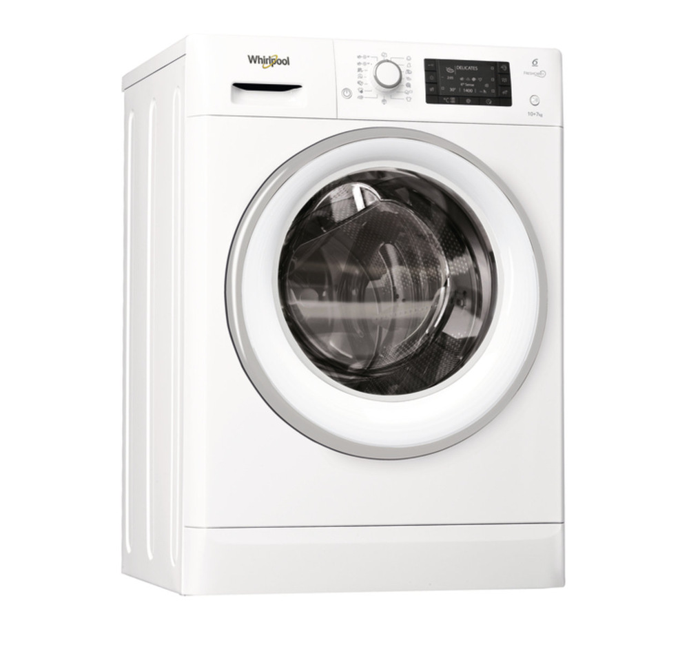 Pračka se sušičkou Whirlpool FreshCare+ FWDD1071681WS EU bílá