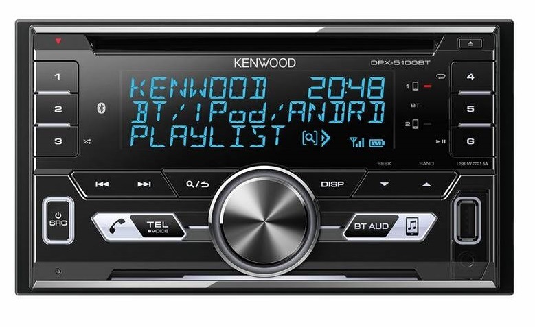 Autorádio s CD KENWOOD DPX-5100BT černé/stříbrné