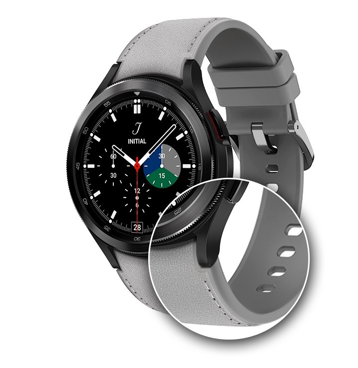 Řemínek Samsung Hybridní kožený 20mm (velikost M/L) hnědý Řemínek Samsung Hybridní kožený 20mm (velikost M/L) hnědý