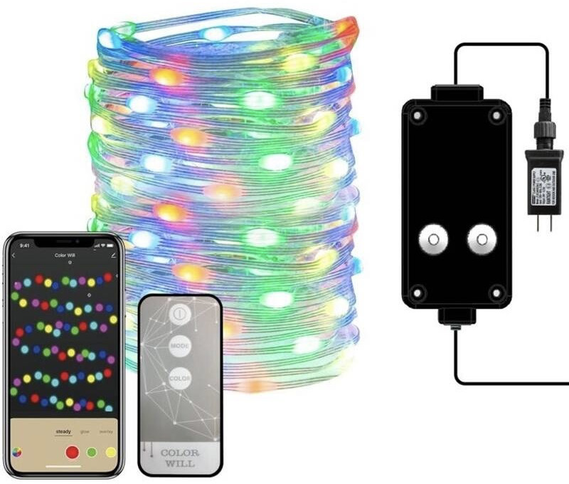 Vánoční osvětlení IMMAX NEO LITE SMART LED, RGB, WiFi, TUYA, 10m
