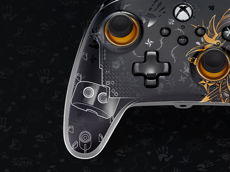 Gamepad PowerA Advantage Wired Controller - Xbox Series X|S - Fortnite Midas černý Gamepad PowerA Advantage Wired Controller - Xbox Series X|S - Fortnite Midas černý