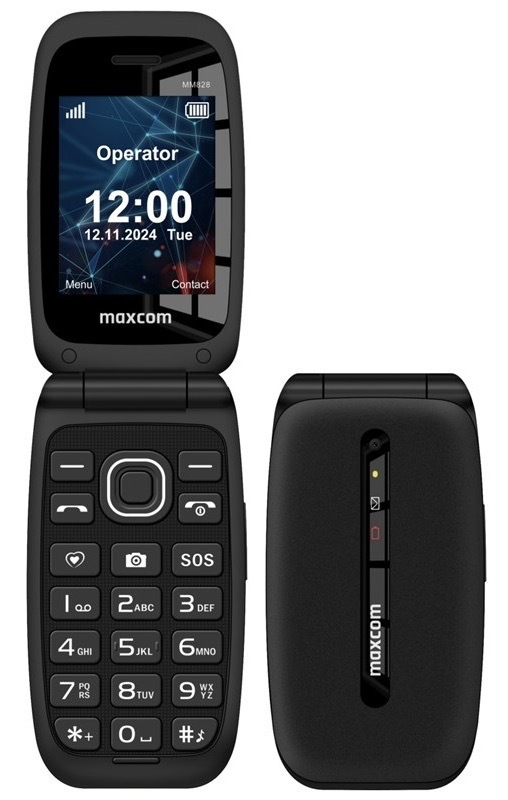 Mobilní telefon MaxCom Comfort MM828 černý