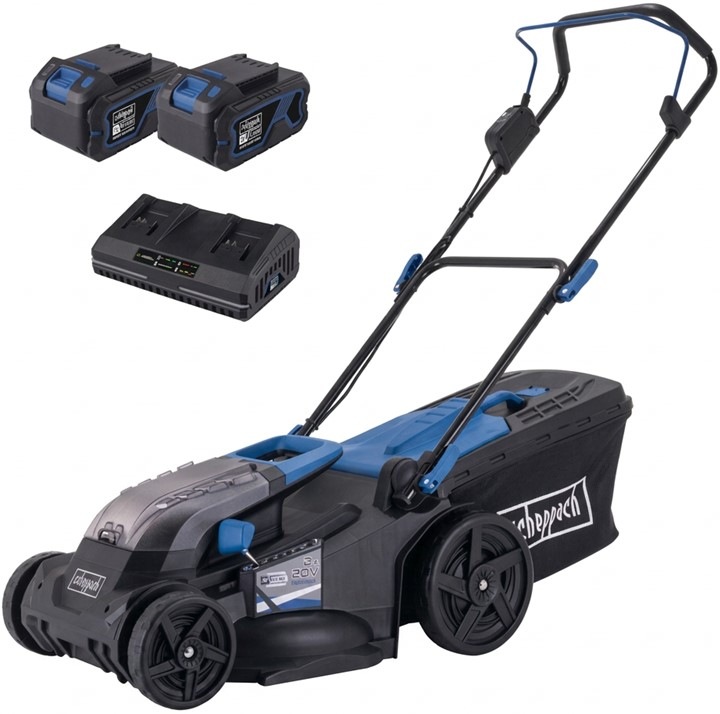 Akumulátorová sekačka Scheppach BC-MP430-X-SET XL2