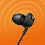 Sluchátka Philips SHE4305BK černá Výkonné reproduktory