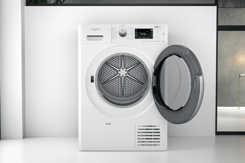 Průměr bubnu 34 cm, pohodlné vkládání prádla Whirlpool