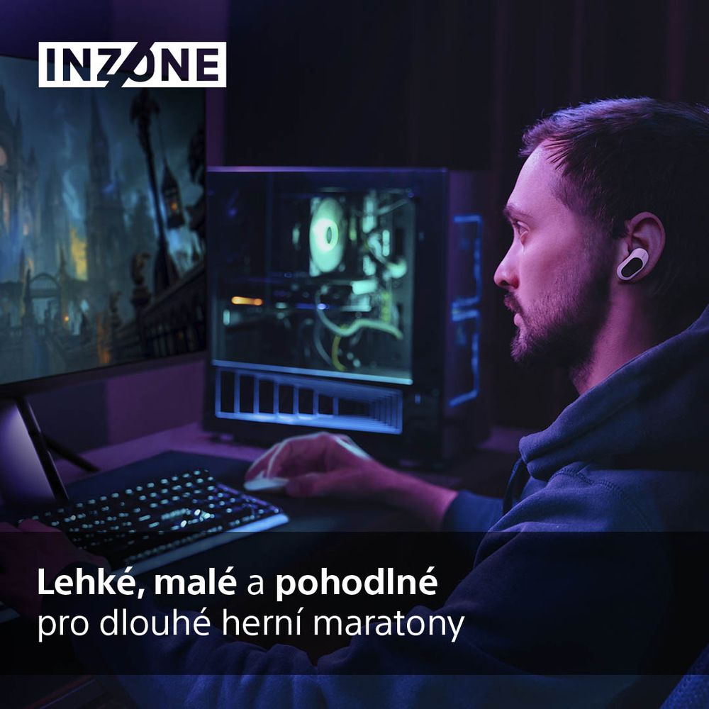 Sony Inzone Buds, bílá