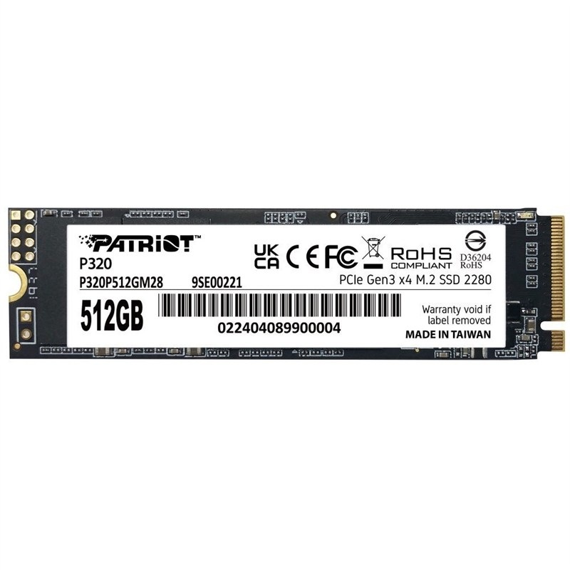 SSD Patriot P320 512GB NVMe