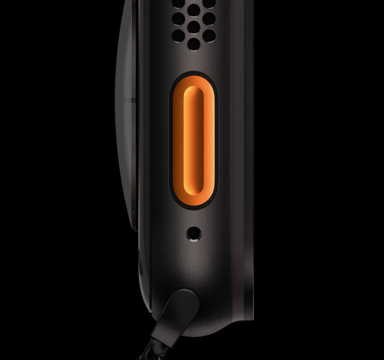 Chytré hodinky Apple Watch Ultra 3 GPS + Cellular 49mm černý titan - černý oceánský řemínek Chytré hodinky Apple Watch Ultra 3 GPS + Cellular 49mm černý titan - černý oceánský řemínek