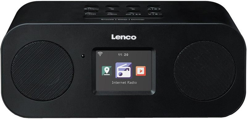 Internetové rádio s DAB+ Lenco DIR-121BK, černé