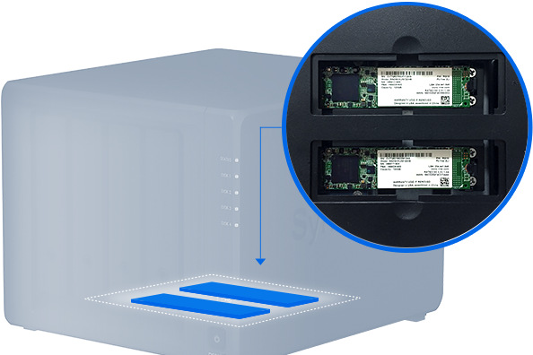 Datové úložiště (NAS) Synology DS918+ černé