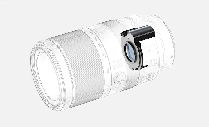 Objektiv Sony E 70-350 f/4.5-6.3 G OSS černý Obrázek lineárního motoru XD v objektivu pro formát APS-C