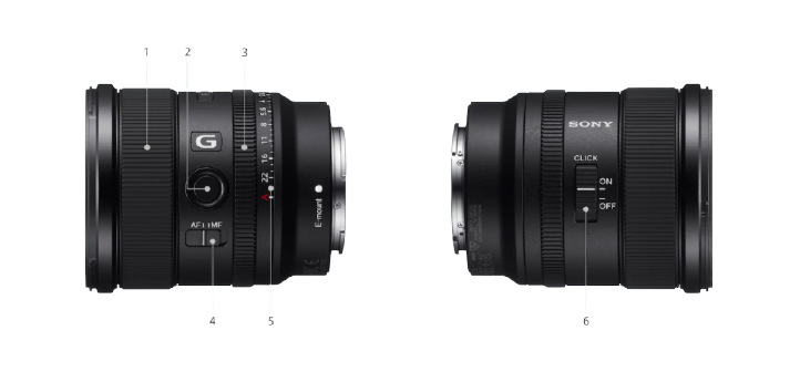 Objektiv Sony FE 20 mm F/1.8 G černý