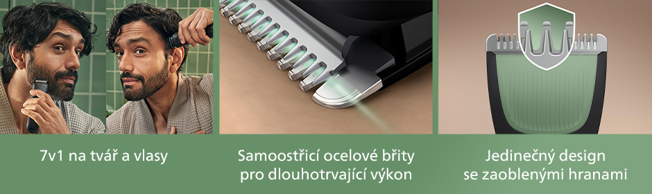 Zastřihovač multifunkční Philips MG3930/15 Series 3000 banner