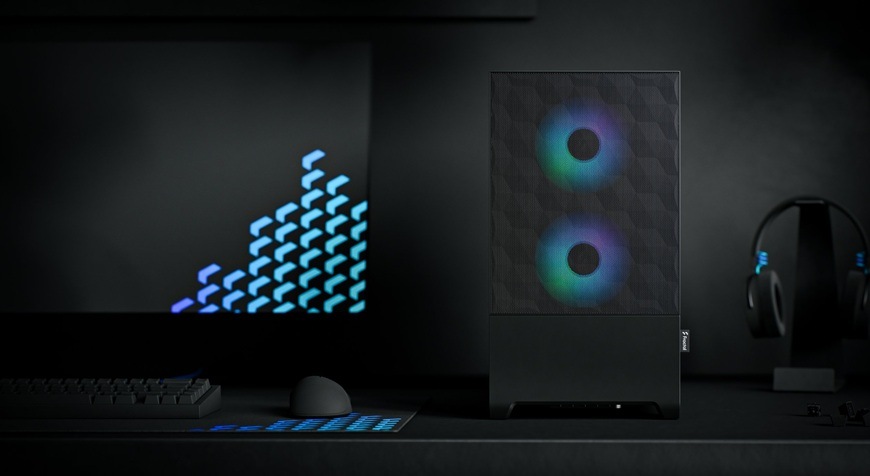 Case FRACTAL DESIGN Pop Mini Air RGB Tempered Glass Clear Tint černá