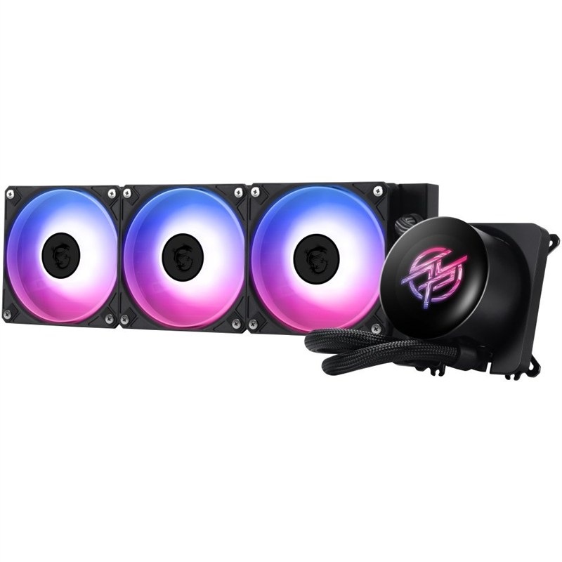 Vodní chladič MSI MPG CoreLiquid P13 360, černá barva
