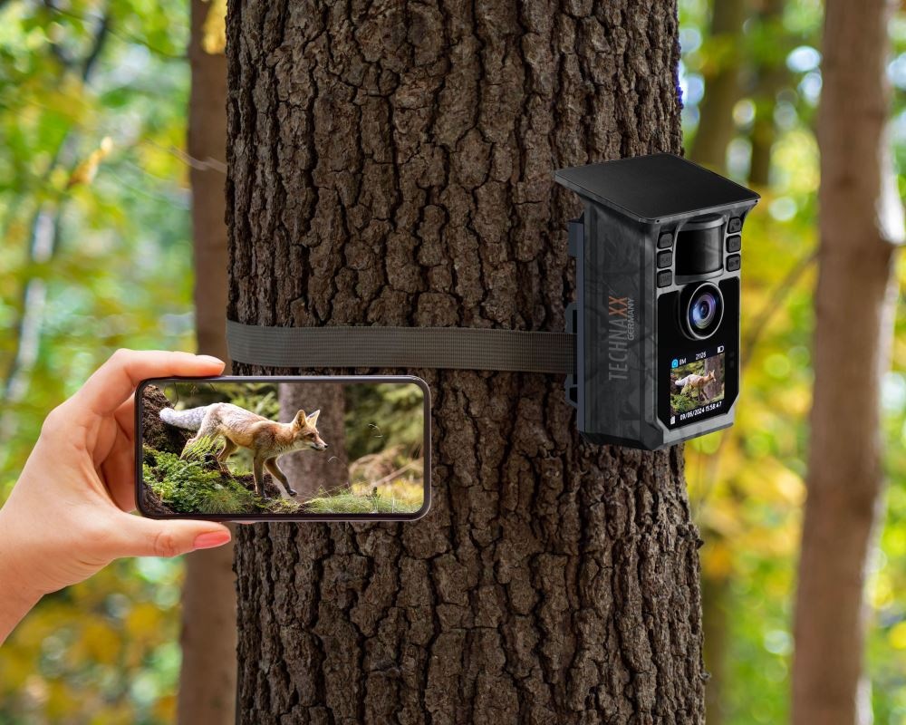 Mobilní aplikace TrailCam Go – přehled záznamů z fotopasti.