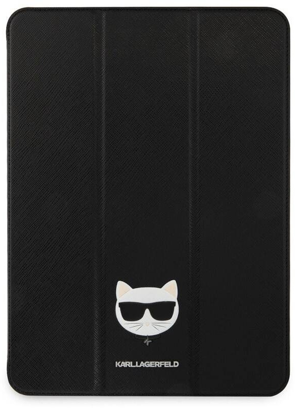 Pouzdro na tablet Karl Lagerfeld Choupette Head Saffiano na Apple iPad Pro 11" černé