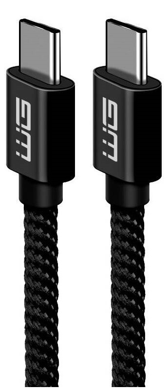 Kabel WG USB-C/USB-C, 2m černý