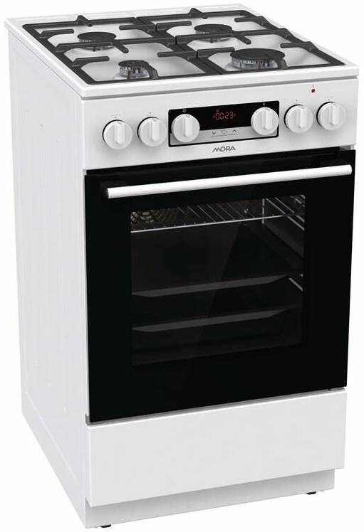 Kombinovaný sporák Mora K 7668 BW bílý Mora K 7668 BW, bílá